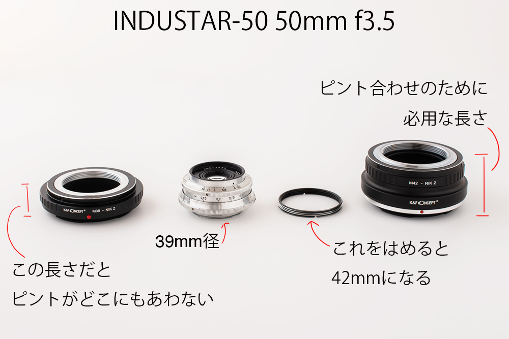 INDUSTAR-50 50mm f3.5をNikon Zで使う方法 : 今夜もeat it