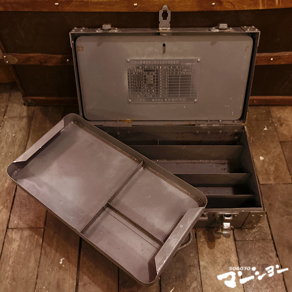 1960s Vintage 国鉄物 ツールボックス 工具箱 旧車 自動車携帯工具収容