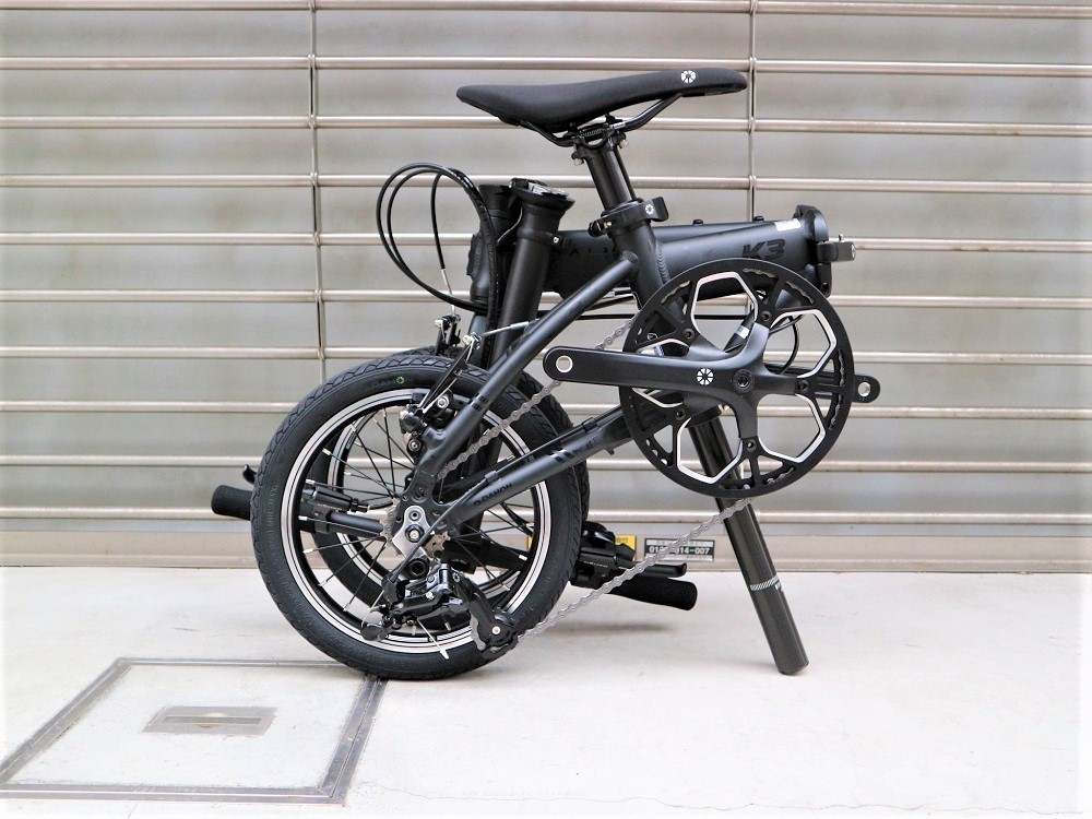 DAHON / K3 / MATT BLACK（ダホン/ケースリー/マットブラック