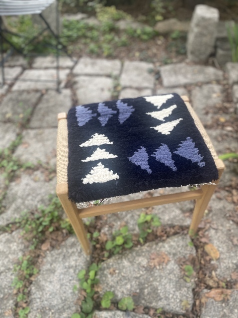 20241028 おの工房 小野眞佐子さんの椅子敷 : gallery円山ステッチ