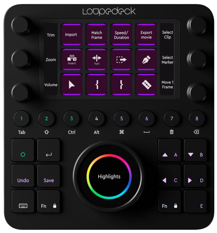 Loupedeck Creative Tool is a Tiny and Ultra-Versatile Editing