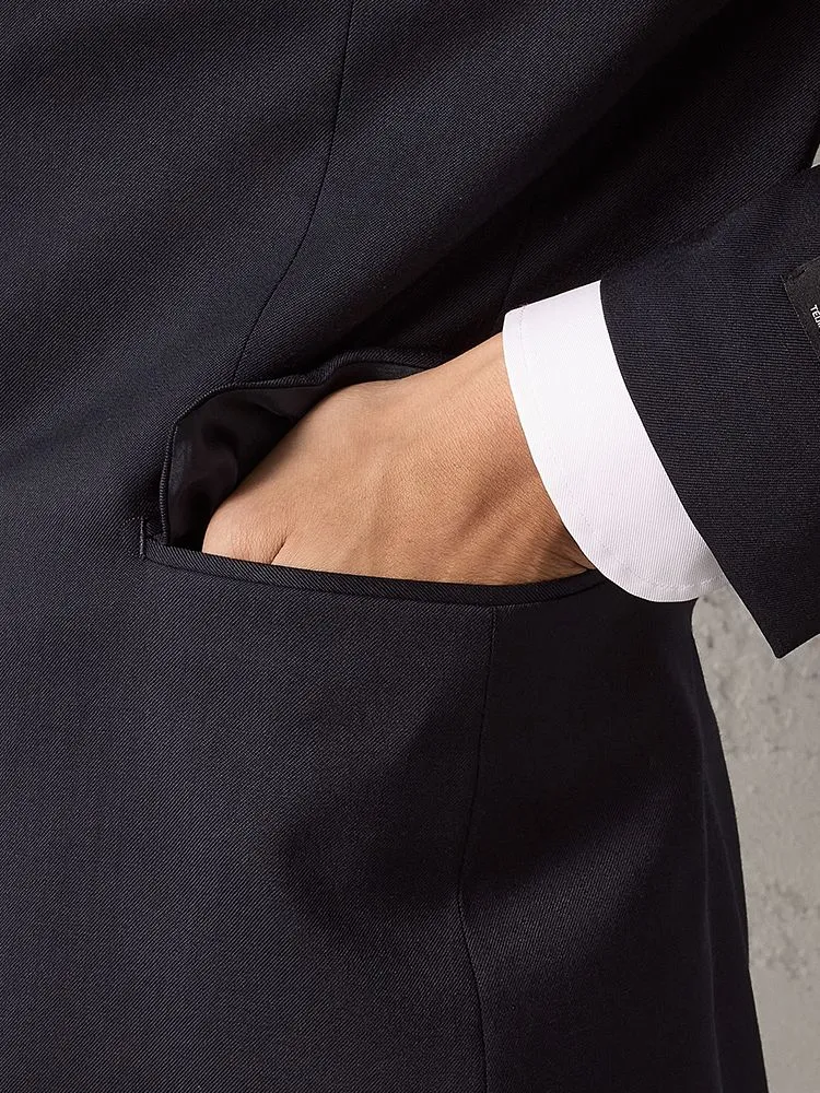 上下洗える】2釦スーツ【クラシコ】無地 ネイビー | P.S.FA公式通販