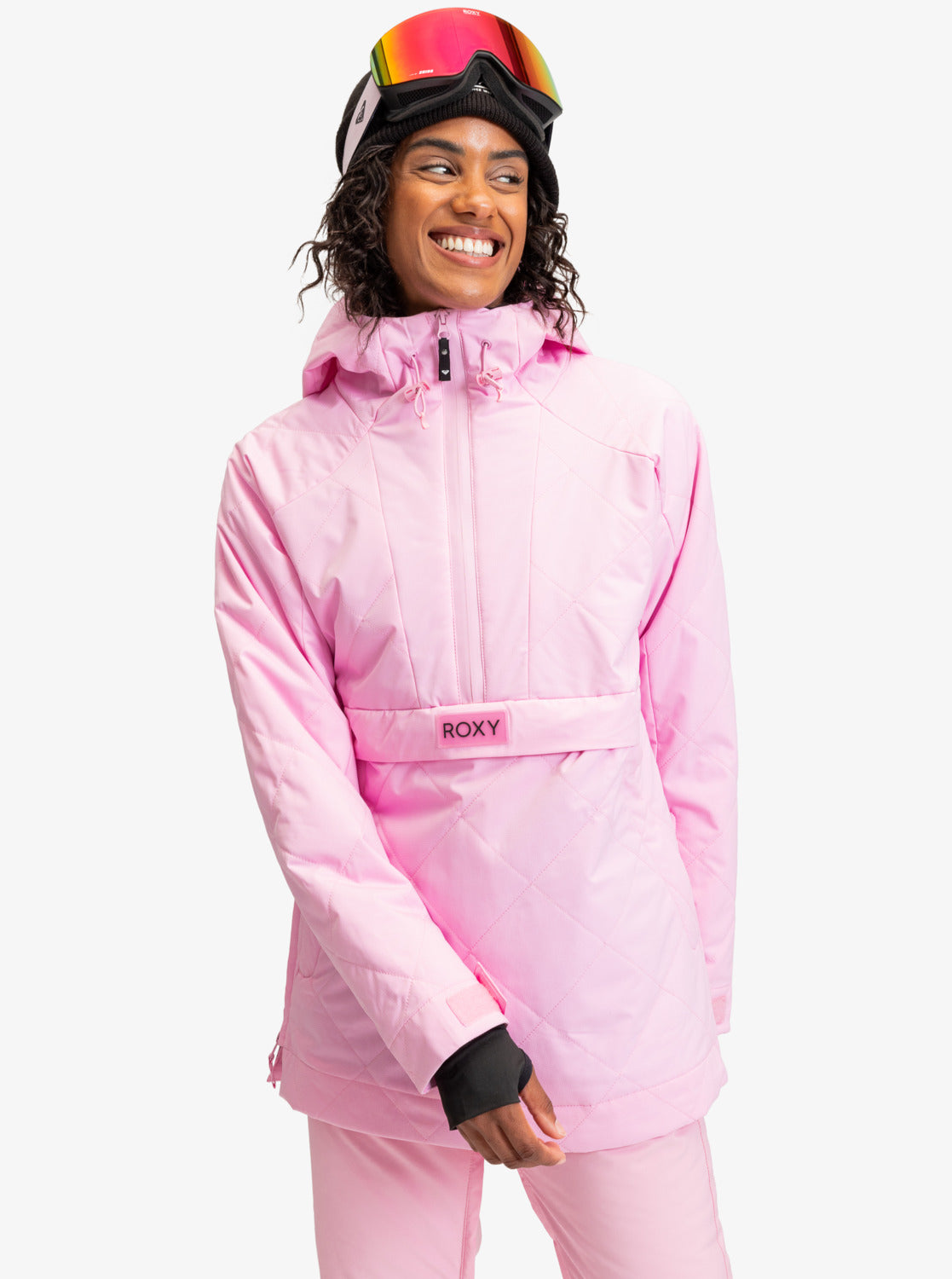 Roxy Radiant Lines Overhead Jacket - Pink Frosting — Performance