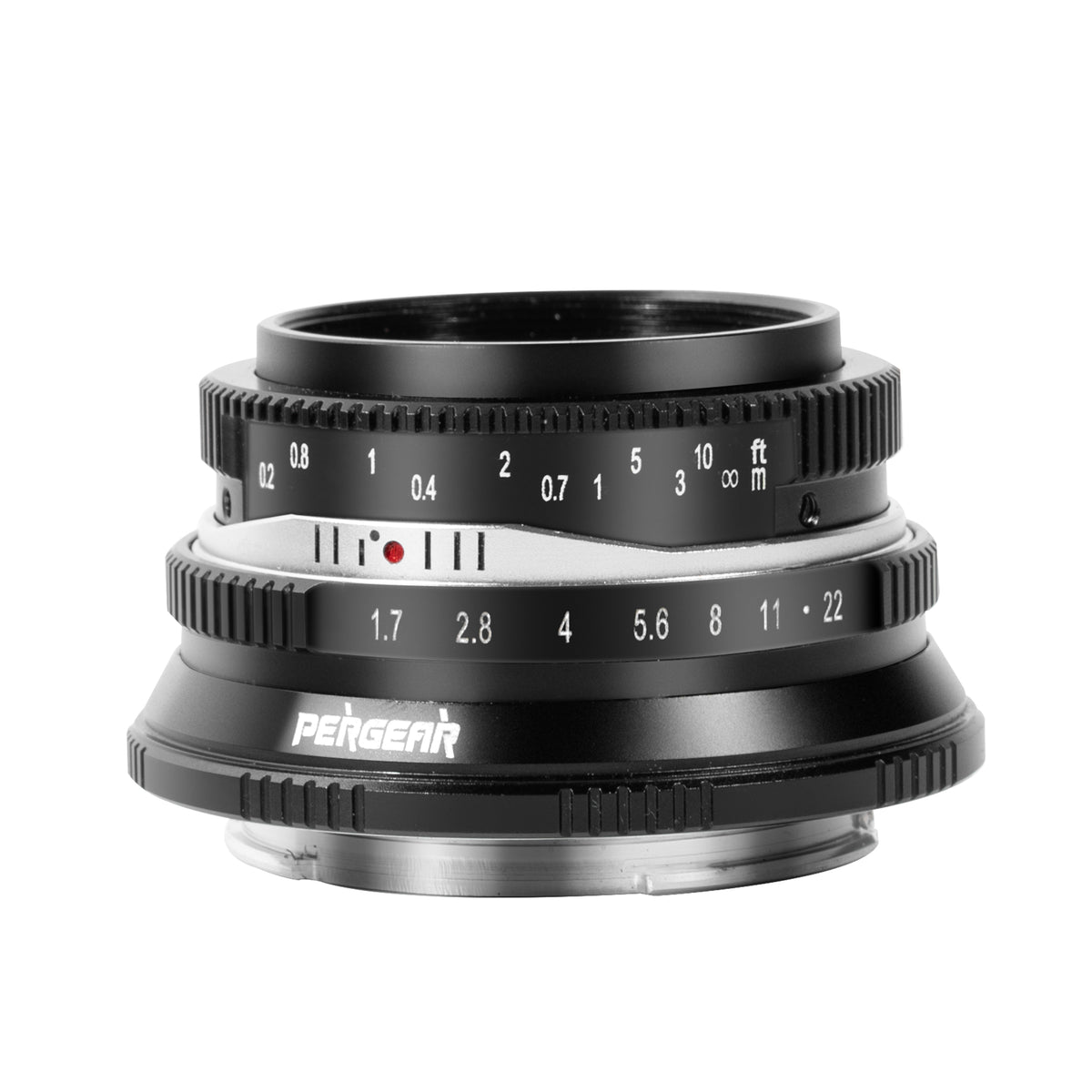 Pergear 25mm F1.7 大口径軽量マニュアルフォーカス APS-C レンズ