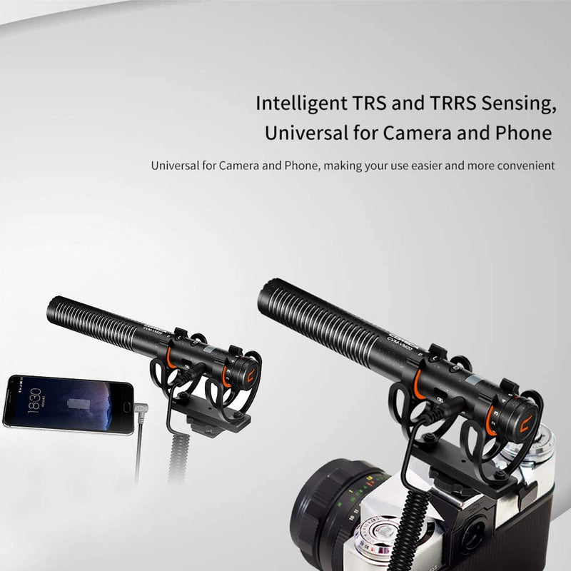 Comica CVM-VM20 ショットガンマイク スーパーカーディオイド