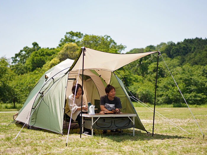 DOD ザ・ワンタッチテントMの商品紹介 | hinata〜もっとそとが好きに
