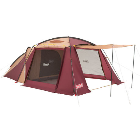 Coleman ラウンドスクリーン2ルームハウス(バーガンディ)の商品紹介