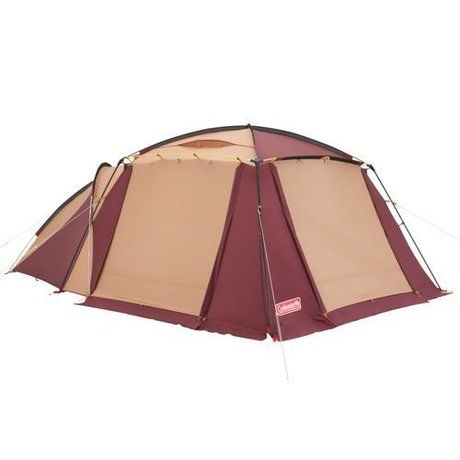 Coleman ラウンドスクリーン2ルームハウス(バーガンディ)の商品紹介