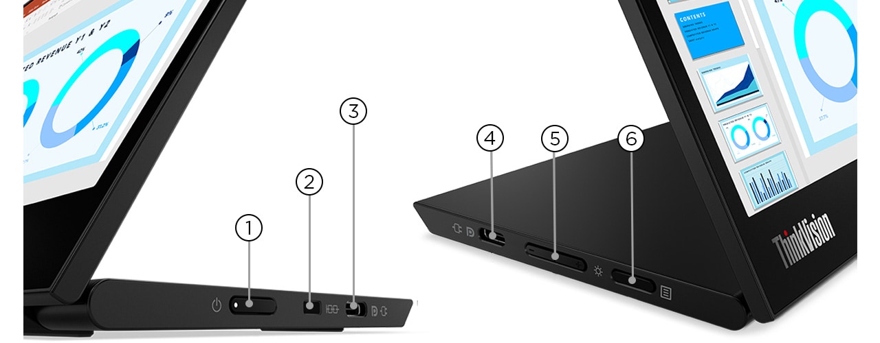 ThinkVision M14d(14型モバイル/2240×1400/IPS/USB-C) | 63AAUAR6JP