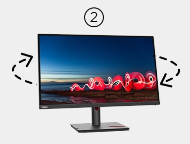 ThinkVision T27h-30(27型/2560×1440/IPS/USB-C/高さ・縦回転