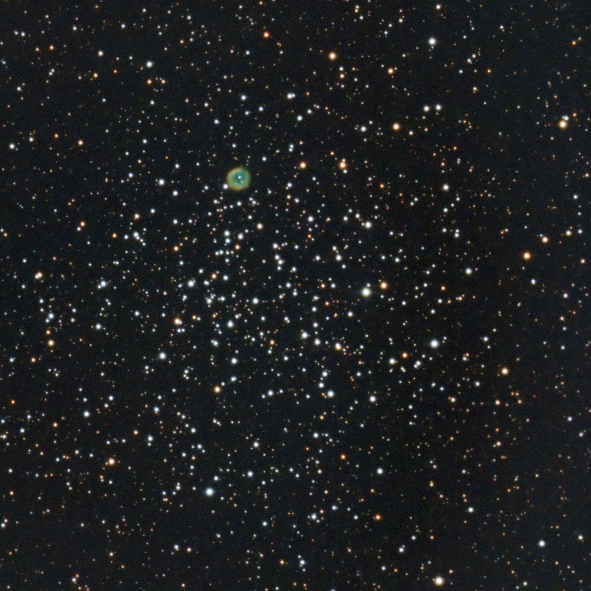 とも座のM46とNGC2438 夜空の観測所