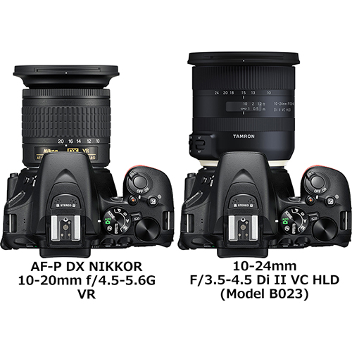 ニコン「AF-P DX 10-20mm」とタムロン「10-24mm (Model B023)」の違い