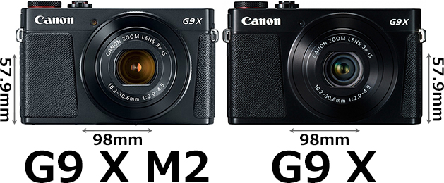 G9 X Mark II」と「G9 X」の違い - フォトスク