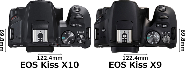 EOS Kiss X10」と「EOS Kiss X9」の違い - フォトスク