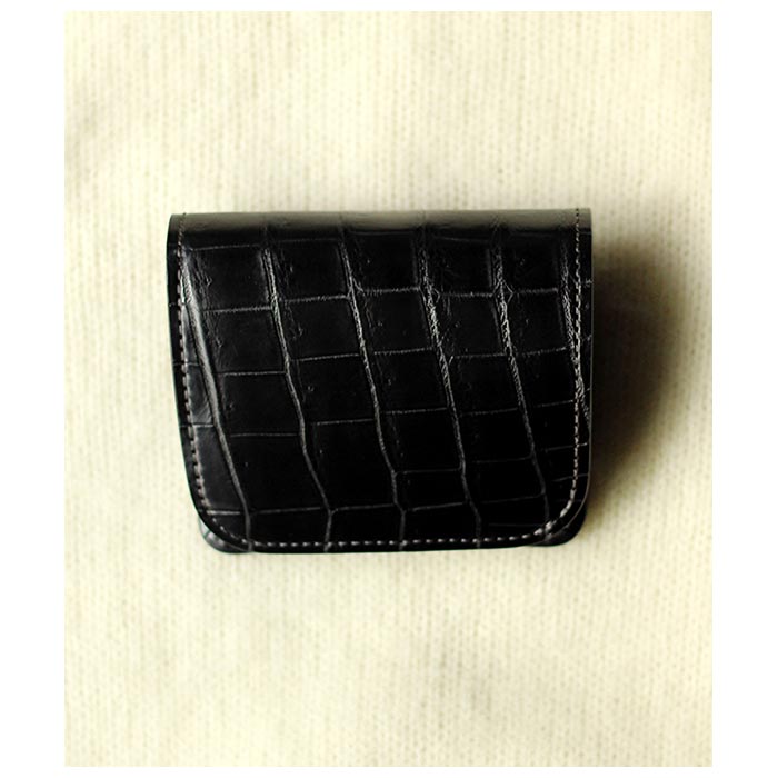 WILDSWANS ワイルドスワンズ 別注CROCODILE LEATHER MINI WALLET CASA