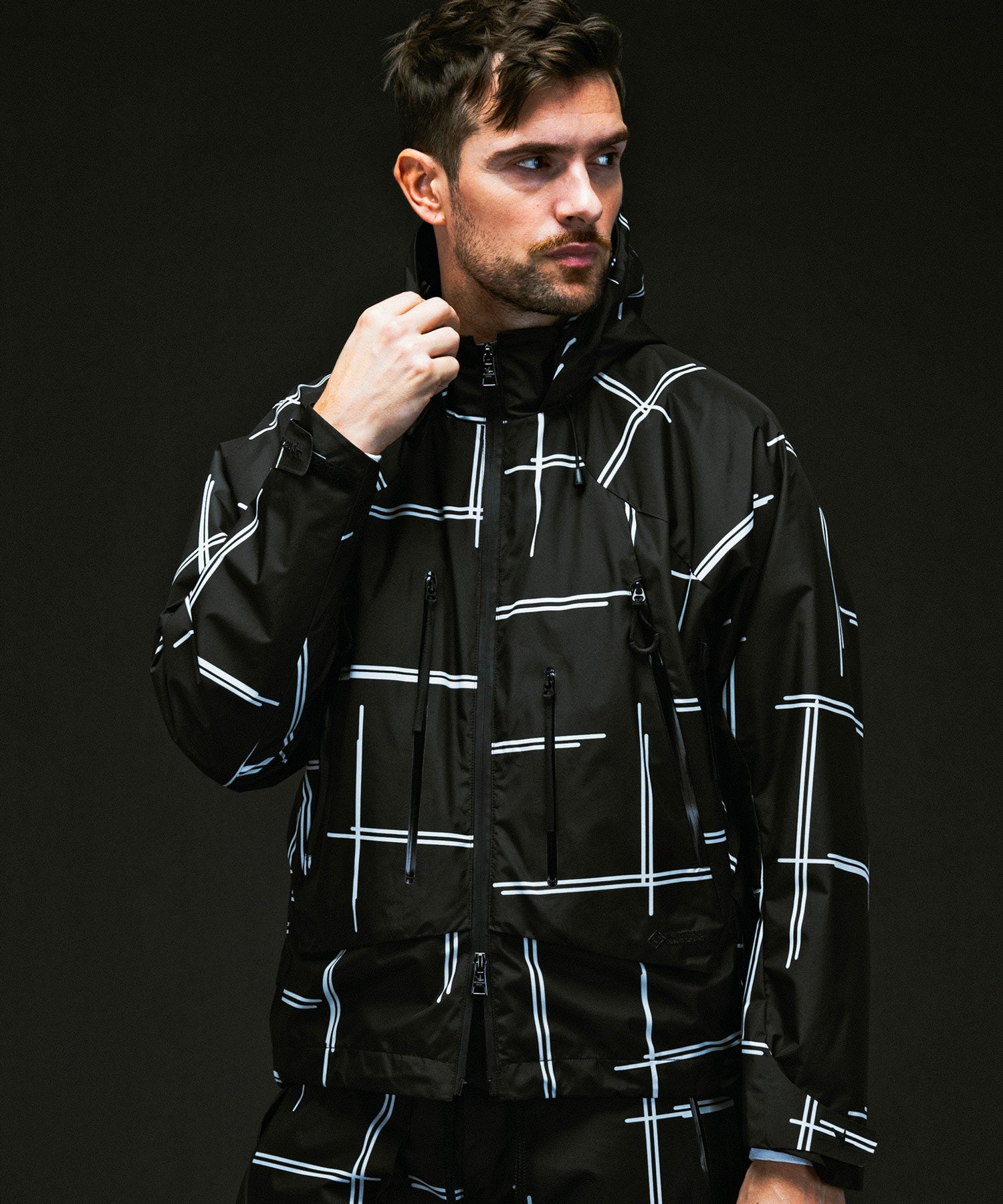 PLUS COLLABORATION SNOW JACKET HOODIE