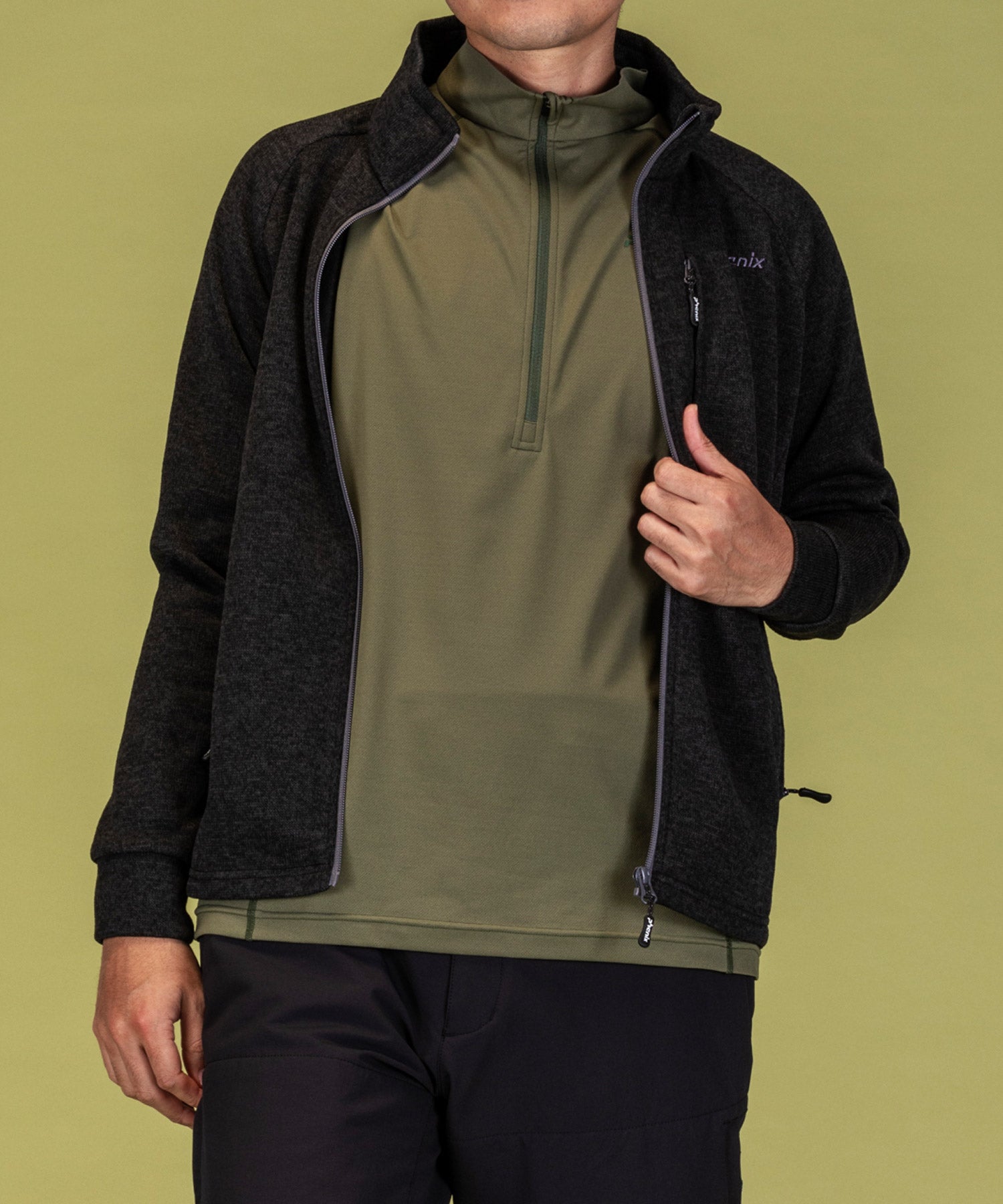 MENS】マウンテンライオンジャケット 保温 速乾 ストレッチ フリース