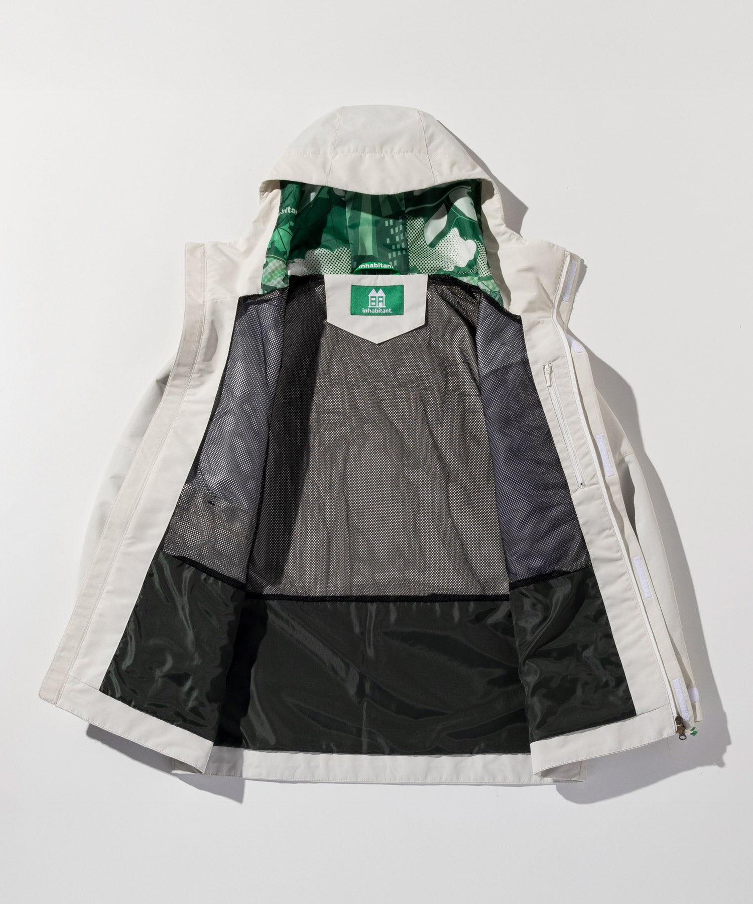 MENS】FULL ZIP SNOW JACKET フルジップスノージャケット /inhabitant