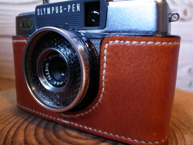 オーダーメイド品 オリンパス PEN EE オイルレザーカメラケース