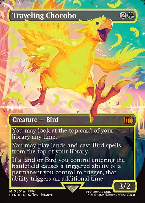 カード詳細：旅するチョコボ