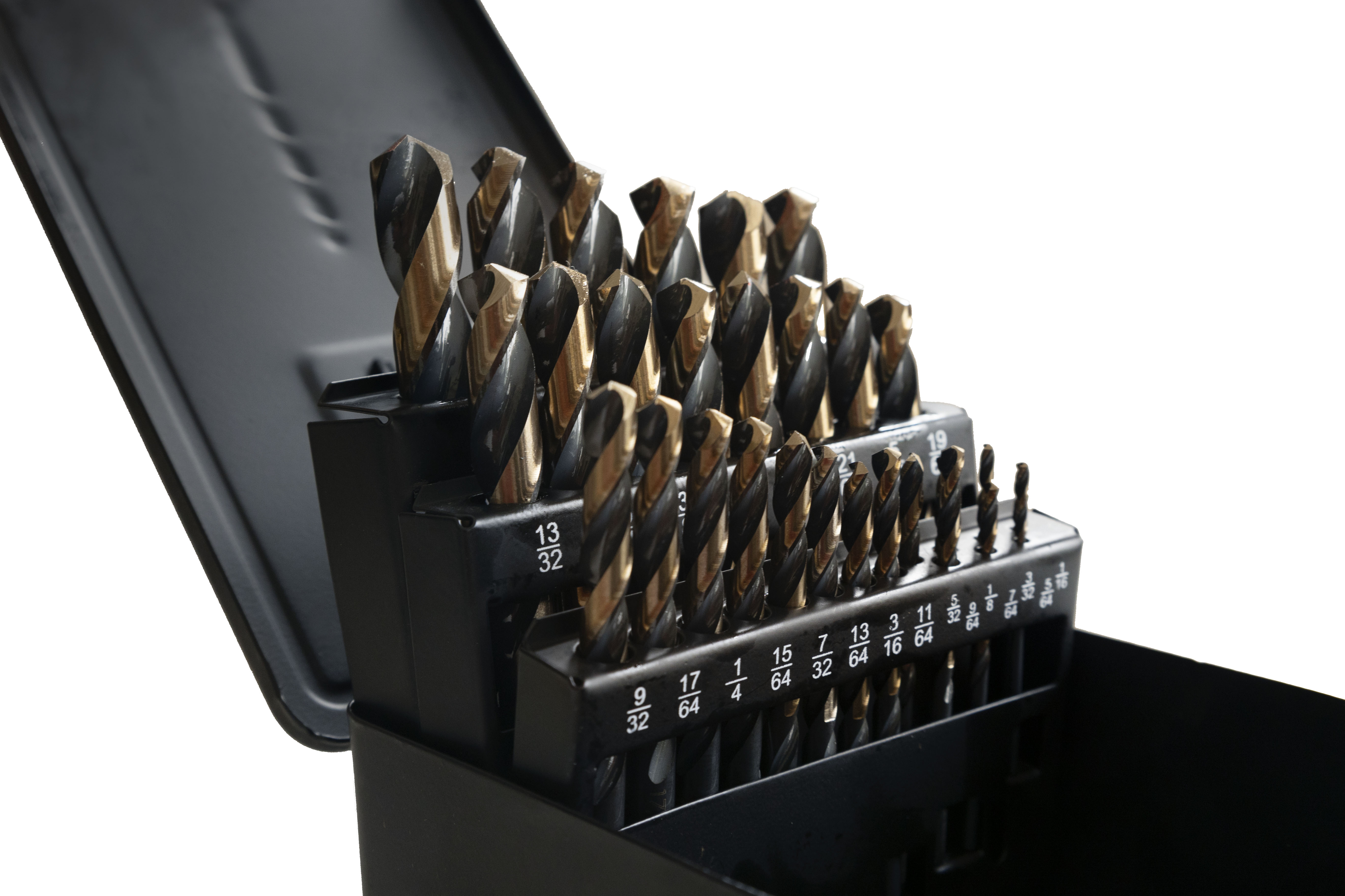 29 PC BLACK AND BRONZE DRILL BIT SET 1/16