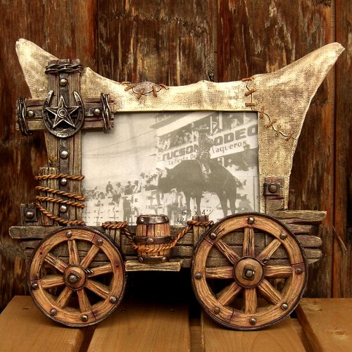 幌馬車のデザインがシブイ 『写真立て』（Photo Frame） - PINE☆FIELD