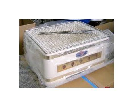 中古品 丸和工業 天然岩切出 コンロ 七輪 角型 丸和工業製 天然珪藻土