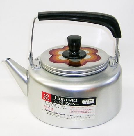 昭和レトロ ホクセイ パナフルアルミケトル2リットル【通販 やかん