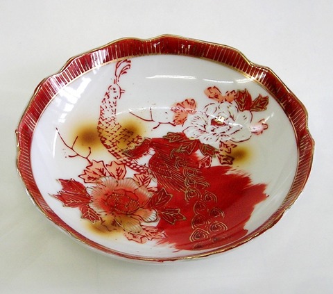 九谷焼き 間接照明 フロアランプ 孔雀 牡丹 高級 伝統 日本 九谷焼き