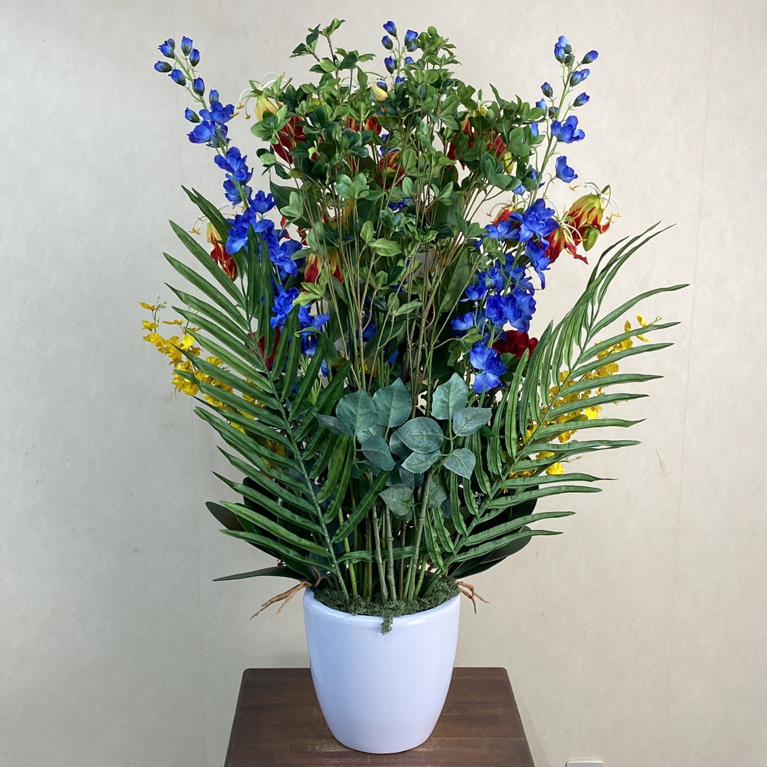 光触媒 造花 フラワーアレンジ825 壇上花タイプ | 移転祝い 開店祝い