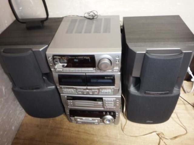 ビクター Victor MX-MD77 3CD・MD・カセットミニコンポ （ ステレオ