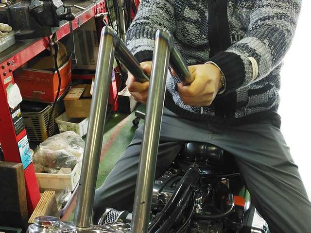 ハンドル製作 ワンオフハンドル ハーレーダビッドソン ソフテイル FXST