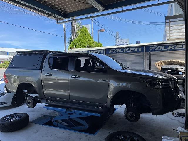 滋賀オートライフハノ トヨタ「ハイラックス」(GUN125)の持ち込み