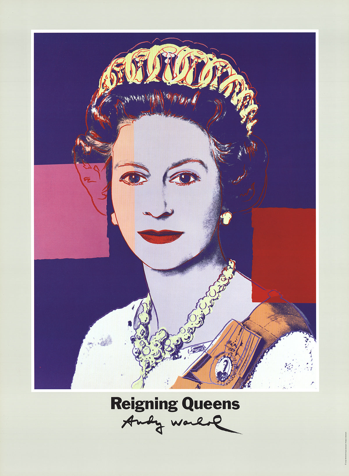 ANDY WARHOL Queen Elizabeth II of England from Reigning Queens