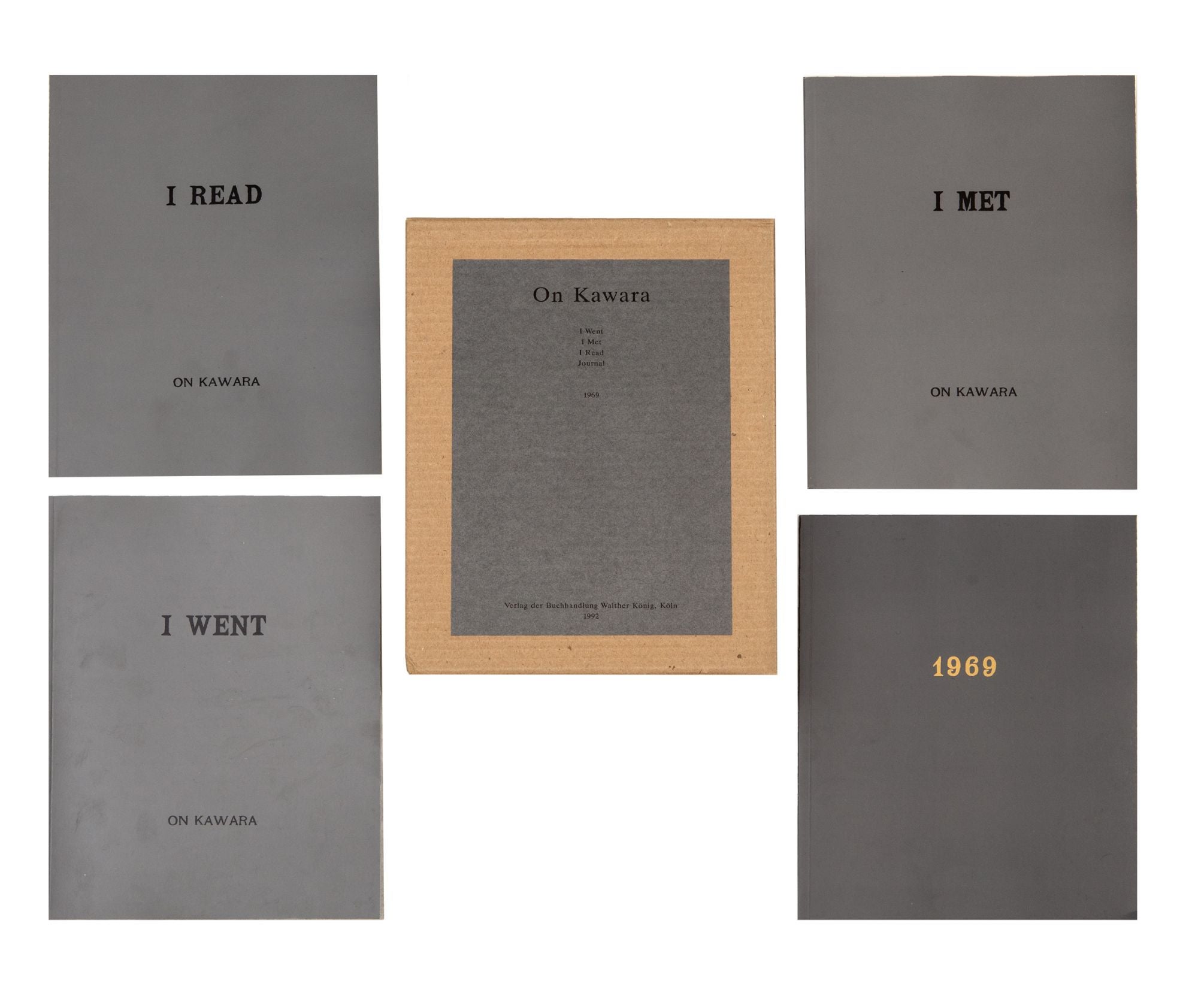 I Went, I Met, I Read, Journal: 1969 par KAWARA, On | Jonathan A