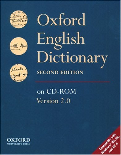Oxford English Dictionary on CD-ROM (Windows): 9780195215731