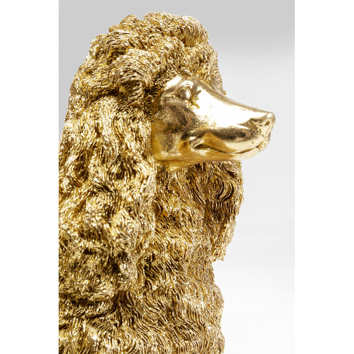 Deco Figurine Mrs Poodle Gold 34cm - KARE Design (Canada)