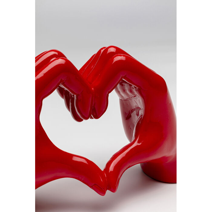 Deco Object Heart Hands Red 12cm - KARE Design (Latvia)