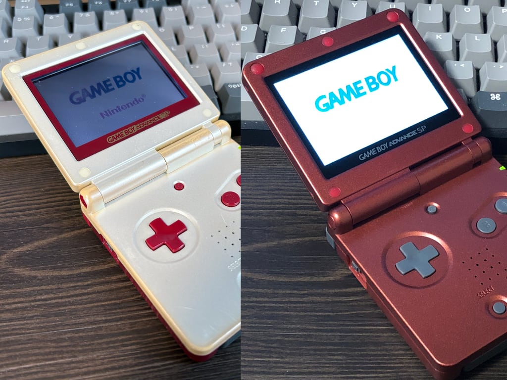 ゲームボーイアドバンスsp ips液晶充電器無しジャンク品では有りません