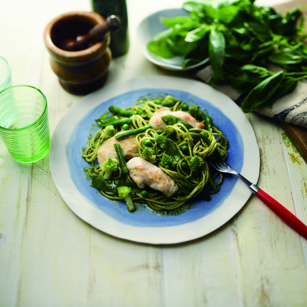 ピカール公式】チキンと緑の野菜のジェノベーゼ 冷凍 327g Poulet