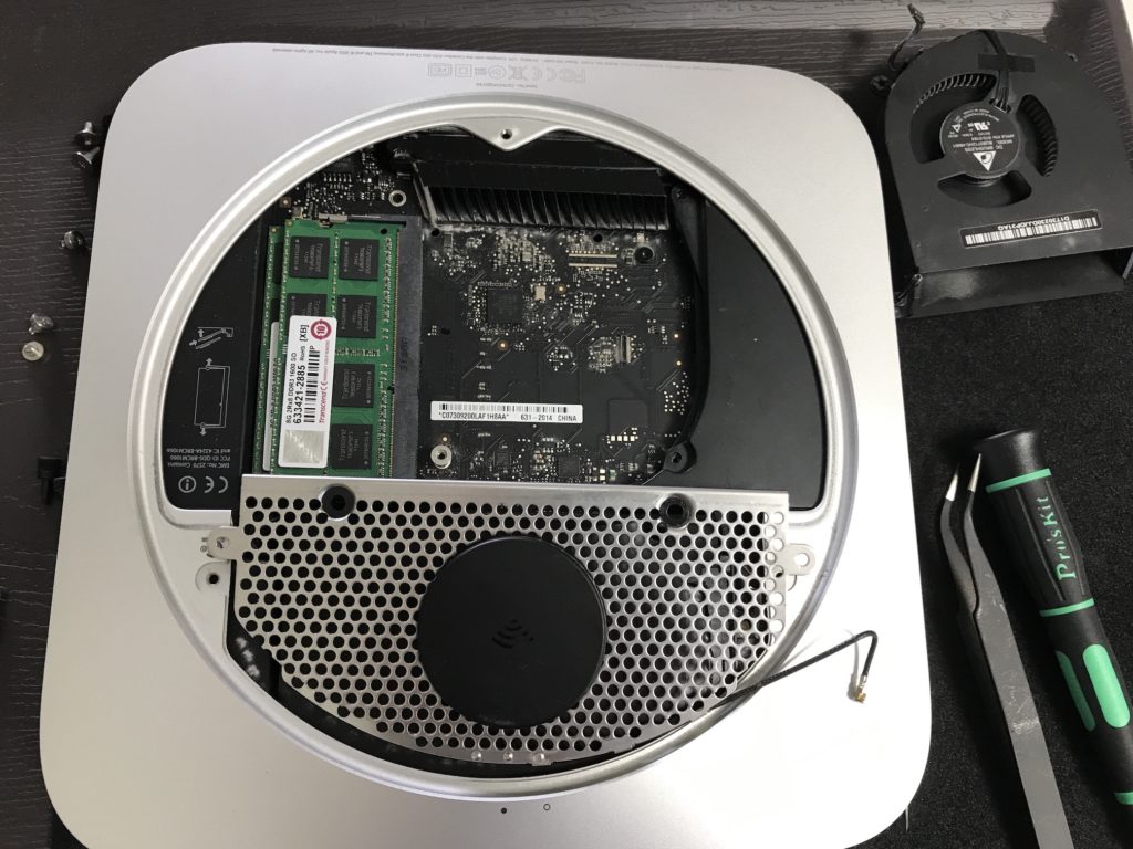 MacMini(2012)の分解及び移植作業 | 苫小牧パソコン修理専門店 ピシコ