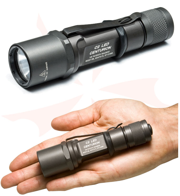 SureFire C2 LED Centurion Single-Output LED Flashlight, 120 Lumens