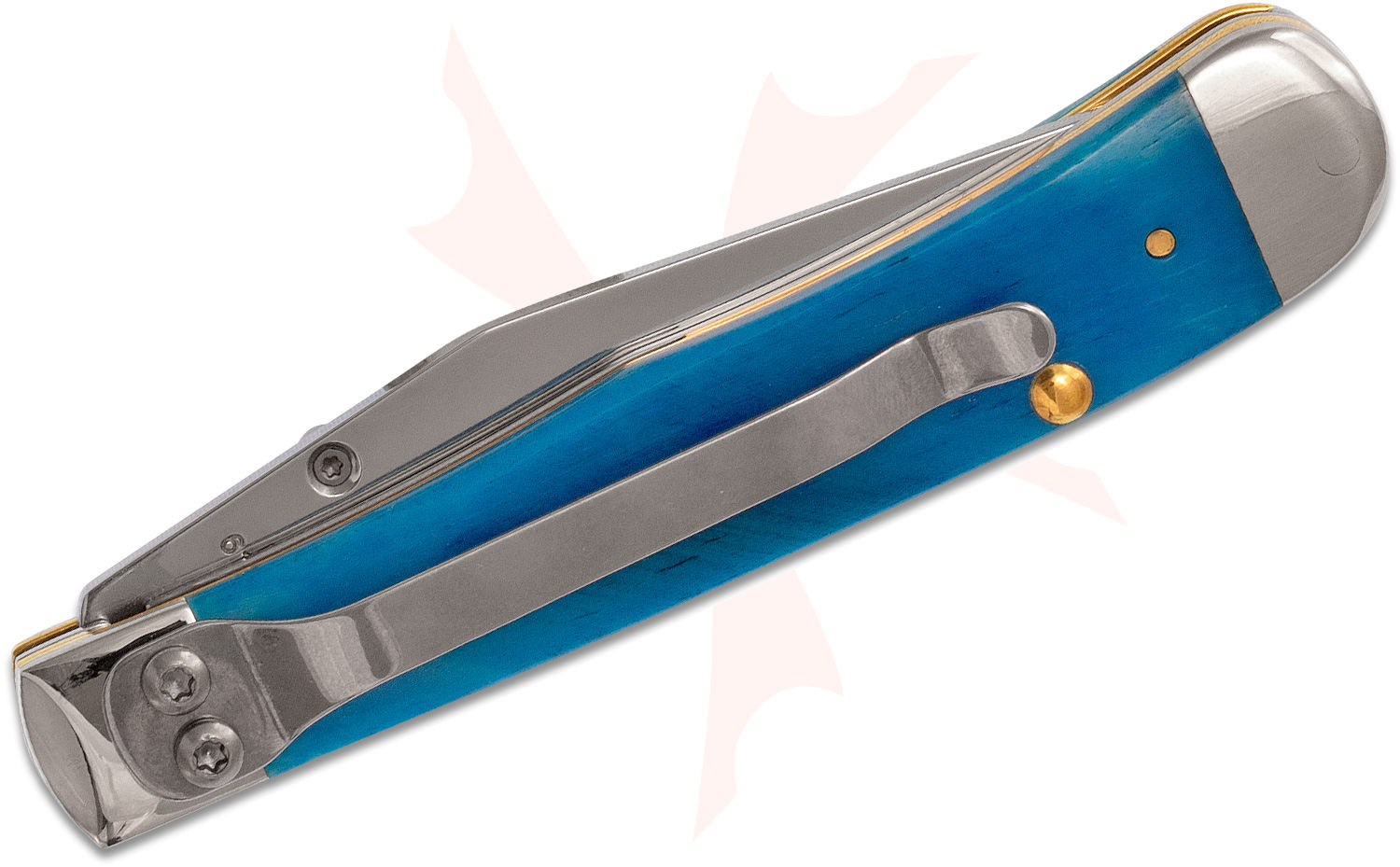 Case Sawcut Jigged Caribbean Blue Bone Kickstart Assisted