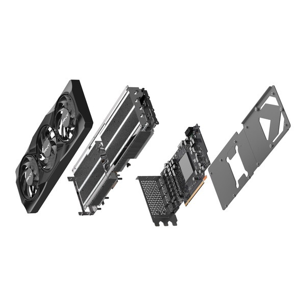 PNY VCG5070T16TFXPB1-O ブラック PNY GeFORCE RTX 5070 Ti 16GB