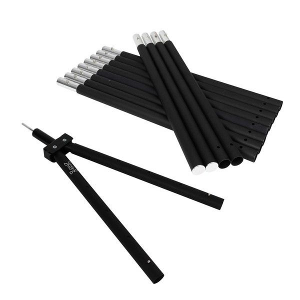 DOD FA5-603-BK ブラック フタマタノキワミ [ワンポールテント用二又