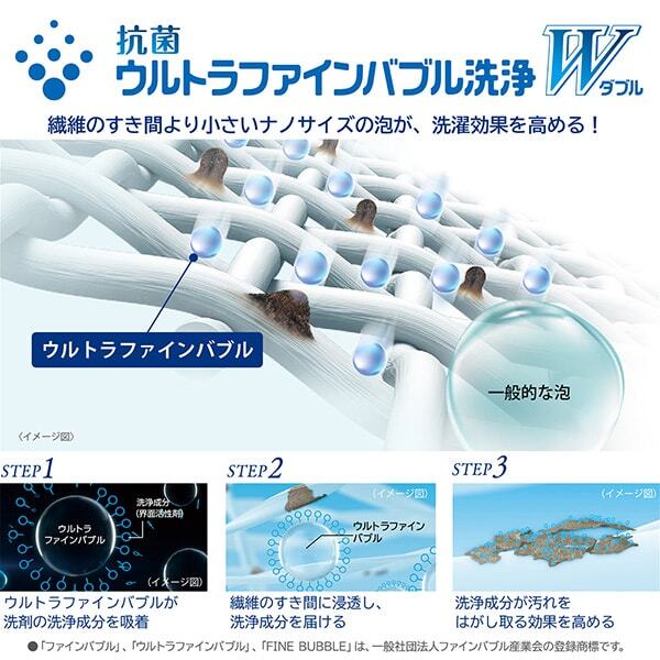 東芝 TW-127XM3L(W) グランホワイト ZABOON [ドラム式洗濯乾燥機 (洗濯