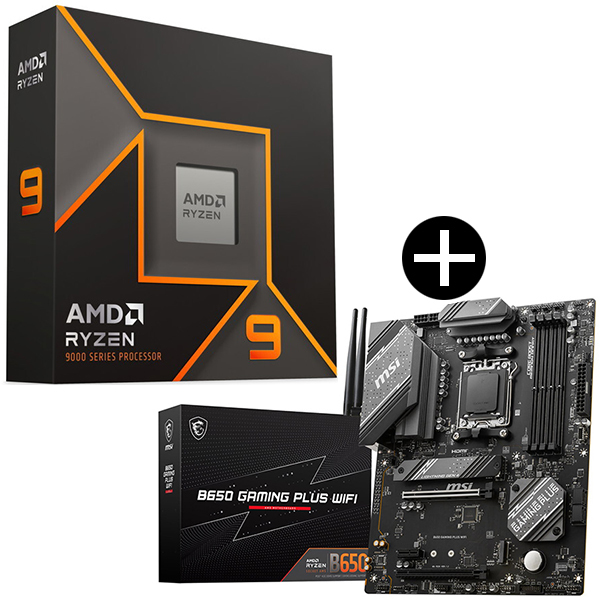 AMD Ryzen 9 9900X W/O Cooler WOF (12C/24T 4.4GHz 120W) CPU + MSI