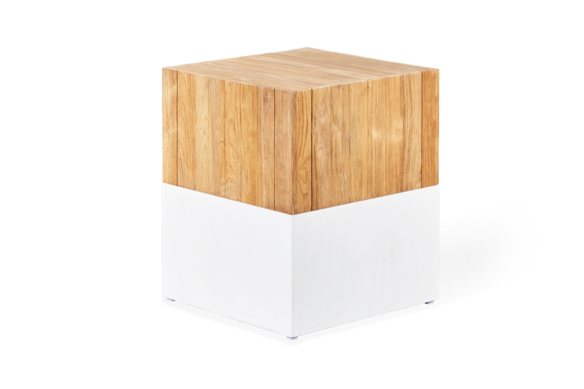 サム キューブ テーブル／スツール トップチーク - ガーデン