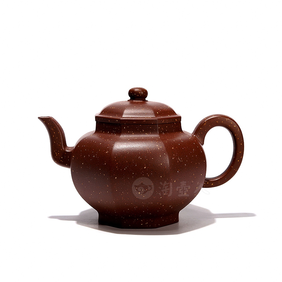 宜兴名家戴达紫砂壶价格《全手八方宫灯壶》-大师印章简介-淘壶人