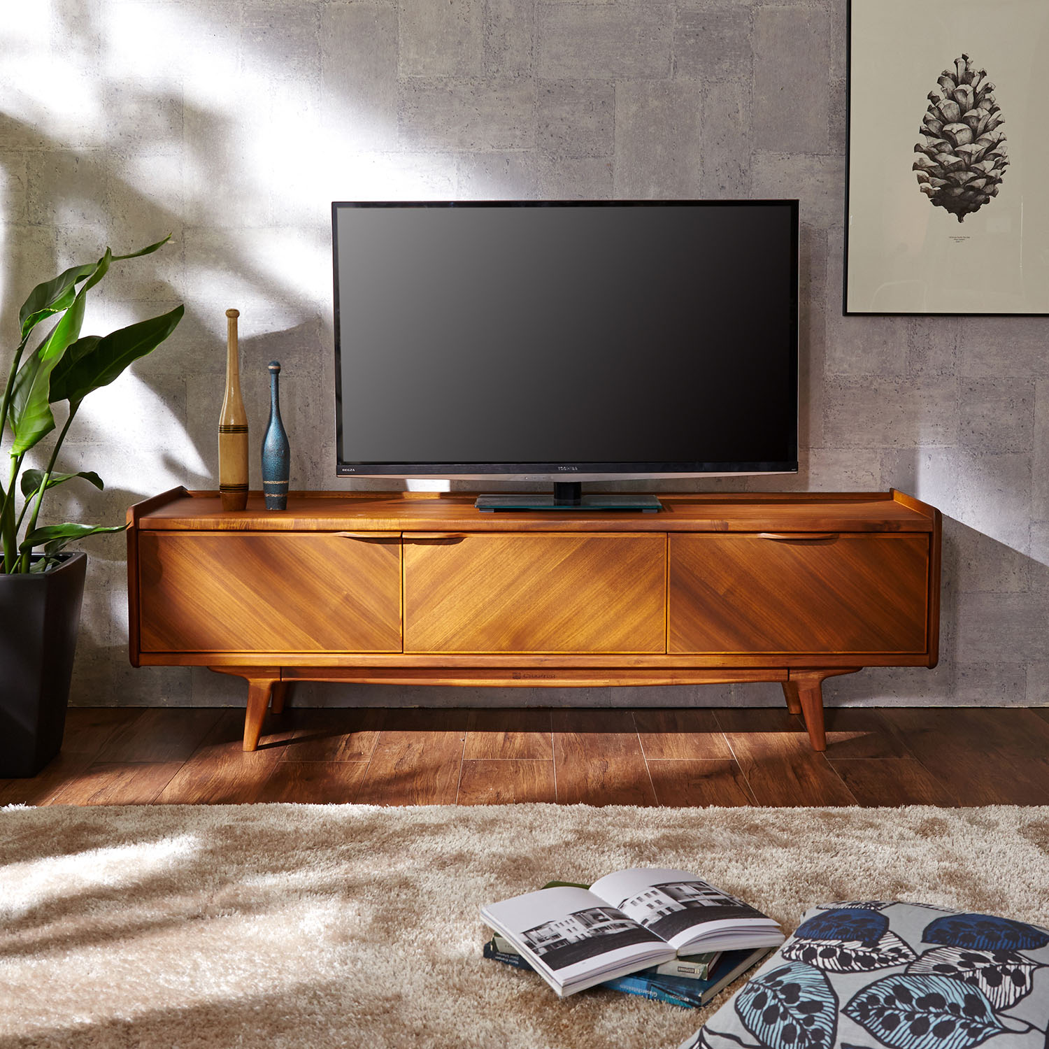 英国ヴィンテージ風テレビ台（CHAPTER）（テレビ台/テレビ